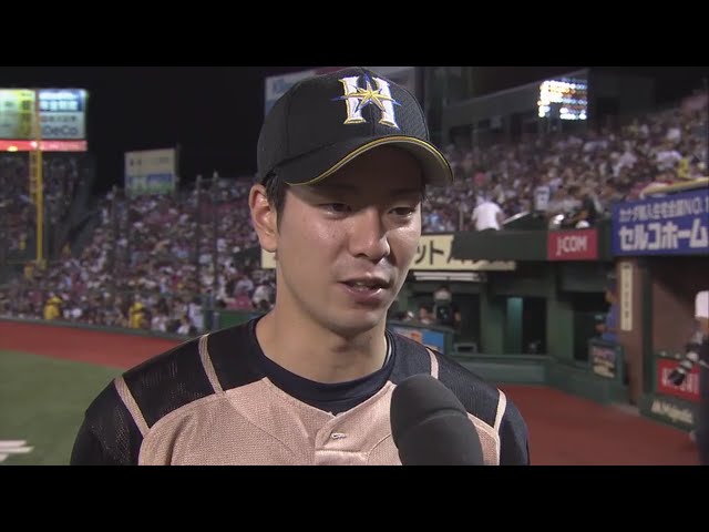 ファイターズ・松本選手ヒーローインタビュー 2017/8/26 E-F