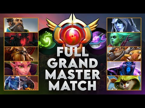 CRAZY FULL 10x GRANDMASTER TIER MATCH DOTA 2 (2.0)