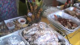 preview picture of video 'Copia de BUFFET de MARISCOS. banquetes garcia. . cocteles. tostadas, ceviches'