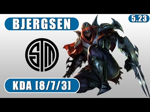 TSM Bjergsen | Zed vs Leblanc | Mid | November 30th,2015 | Preseason 6 | Patch 5.23