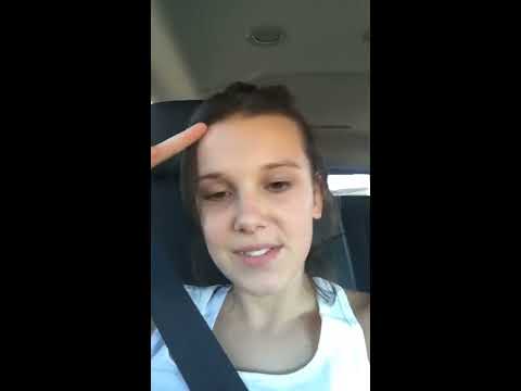 Millie Bobby Brown - Instagram Livestream 10-23-2017