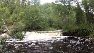 preview picture of video 'Водопад Падун на реке Тагажма'