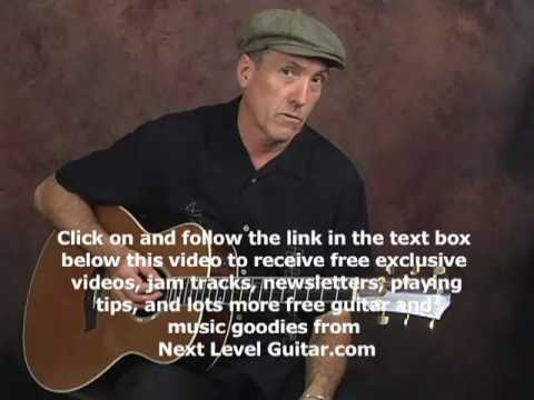 Learn to play Country rhythm beginner guitar lesson on acoustic ala Hank Williams