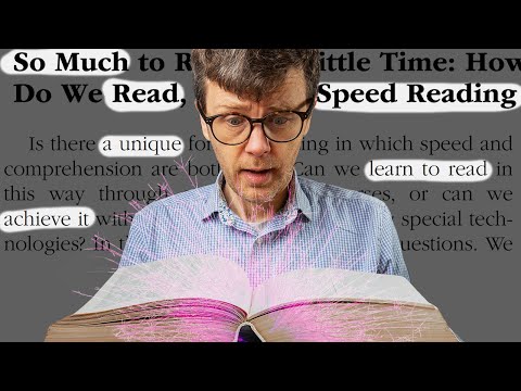 A Psychology Professor discovered the secret to SPEED READING - it's simple