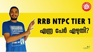 RRB NTPC - എത്ര പേർ പരീക്ഷ എഴുതി ?  || Happy news for all 😍