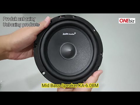 Kole Audio Dark Series 6.5 inch Car Audio Speaker KA-D6.0BM - Unbox