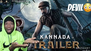 Vikrant Rona Official Trailer Kannada REACTION | Kichcha Sudeep | Anup Bhandari | Ajaneesh |