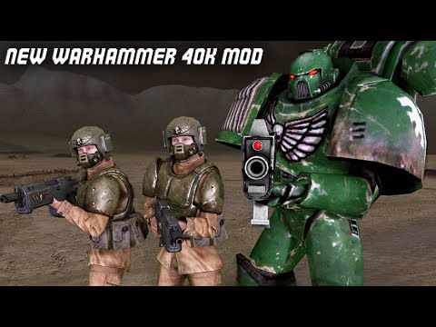 WARHAMMER 40K CINEMATIC BATTLE: Space Marines & Imperial Guard vs Eldar - Men of War Assault Squad 2