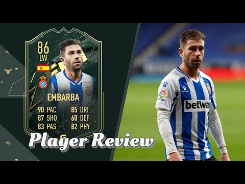 HOW GOOD IS HE?!! 😍ADRIAN EMBARBA WINTER WILDCARD PLAYER REVIEW! 86 RATED! FIFA 22 ULTIMATE TEAM!