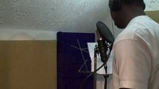 SLAP K. recording a hot 16 for Ludacris&#39;s &quot;Do It For Hip Hop&quot;