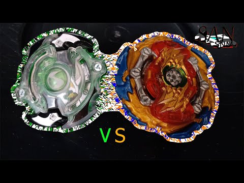 Wizard Fafnir VS Storm Spryzen S2 (Beyblade pirata, Hasbro)