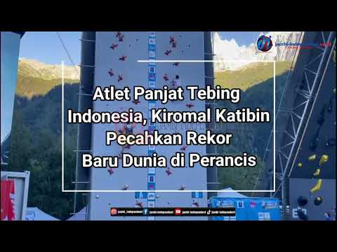Detik-detik Atlet Panjat Tebing Indonesia, Pecahkan Rekor Ba
