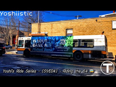 Filming in the Front! | Yoshi's Ride Series {S1-E04} - Riding the 64 🚌 - {MBTA}