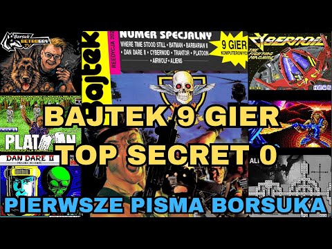 Borsuk Retro Gry TV: Pierwsze Pisma Growe Borsuka #2 - BAJTEK 9 GIER, CZYLI TOP SECRET NR 0 (#2)