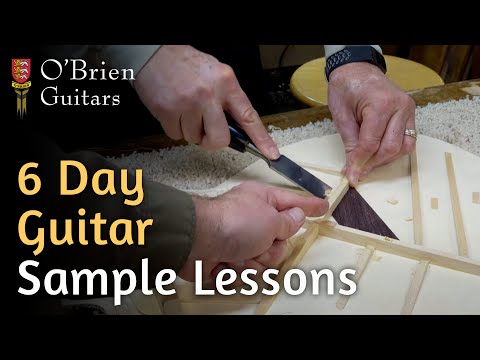 6 Day Acoustic Guitar Building Course   Sample lessons