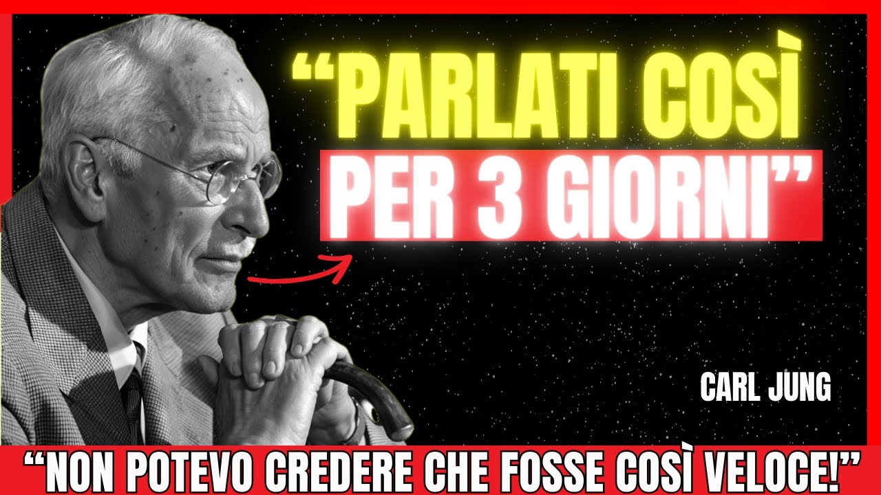 PARLATI COSÌ PER 3 GIORNI E ATTRARRAI TUTTO CIÒ CHE DESIDERI SENZA SFORZO | Carl Jung.