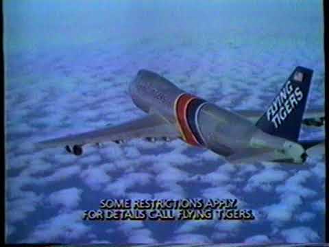 1982 Flying Tigers Air Cargo Overnight TV Commercial