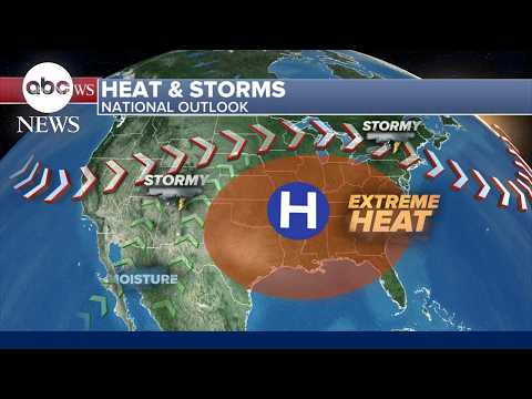 Tracking flash-flood threat and dangerous heat