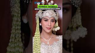 KABAR BAHAGIA! Adinda Thomas Sah Dipersunting Raka Akmal, Tampil Cantik Pakai Siger Sunda