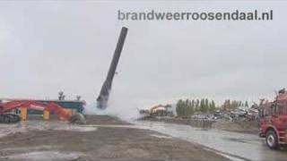 preview picture of video 'Opblazen Schoorsteen Roosendaal'