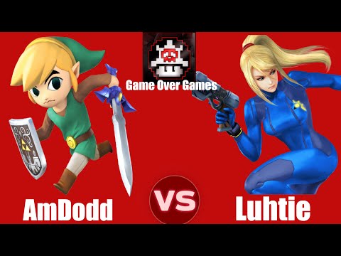 Game Over Games - AmDodd (Toon Link) VS Luhtie (ZSS) SSB4 Singles
