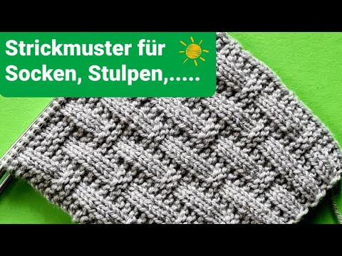 Knitting pattern, braiding pattern in rounds