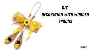 DIY Decoration with Wooden Spoons 