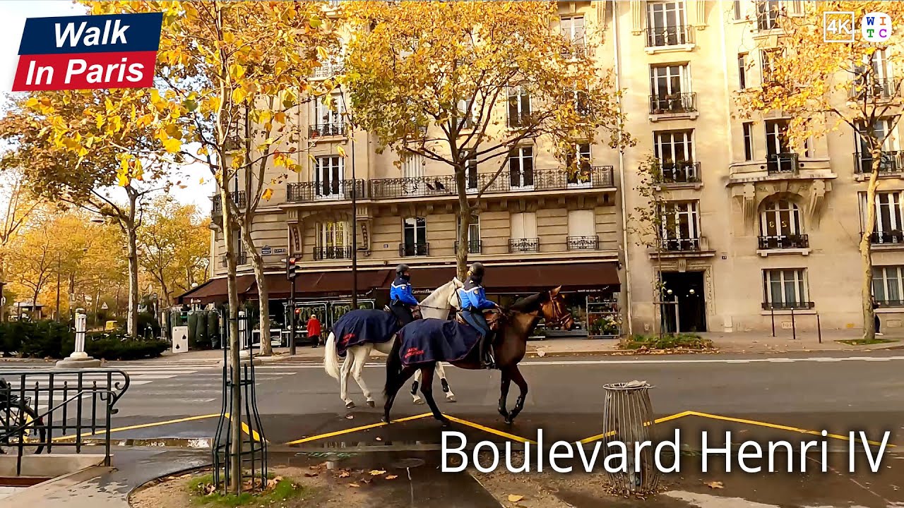 Watch video Boulevard Henri IV, Paris, France Boulevard Henri IV, Paris, France
