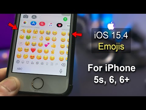 Get iOS 15.4 New Emojis in iPhone 6, 5s, 6Plus || New Emojis For Older iPhones🔥🔥