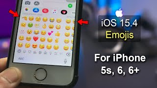 Get iOS 15.4 New Emojis in iPhone 6, 5s, 6Plus || New Emojis For Older iPhones🔥🔥