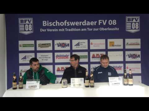 Pressekonferenz 18. Spieltag I Bischofswerdaer FV 08 - SV Merseburg 99 (5:0)