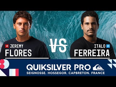 Jeremy Flores vs. Italo Ferreira - Round Two, Heat 10 - Quiksilver Pro France 2017