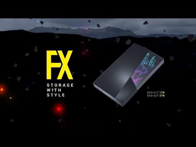 ASUS FX Gaming EHD-A2T RGB Disco Duro Externo 2TB USB 3.1 Negro video
