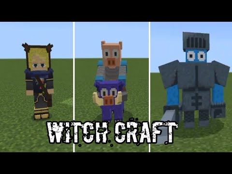 Witch Craft [New Bosses,Item,Mobs,Spells] Addon For MCPE 1.19+