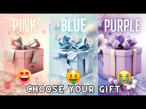 Choose your gift 🎁💝🤮|| 3 gift box challenge Pink, Blue & Purple 