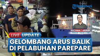 Gelombang Arus Balik Lebaran Mulai Terlihat, Ribuan Penumpang Padati Pelabuhan Nusantara Parepare
