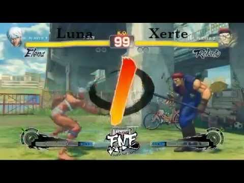 FNF - 12/12/14 - Losers Final Week 14 - USF4 -  Luna VS Xerte