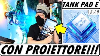 8849 TANK PAD E unboxing recensione test tablet rugged con proiettore integrato unihertz tank pad e
