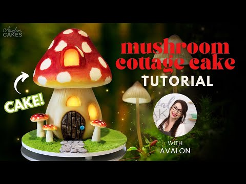 Cake! | Mushroom Cottage Cake | Tutorial Trailer 🍄