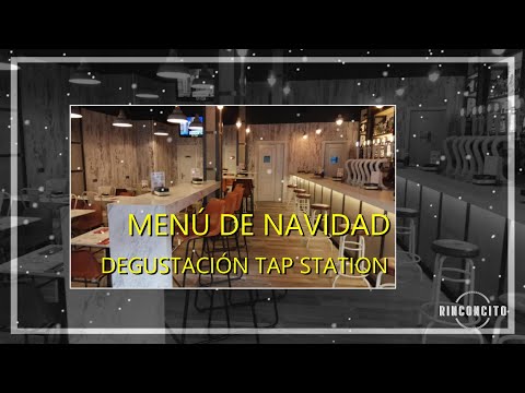 Menú de Navidad degustación Tap Station