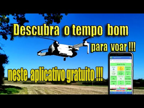 Saiba sobre o tempo  bom para voar com seu drone !!!