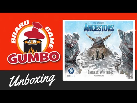 Endless Winter: Paleoamericans --  Ancestors & Cave Paintings expansion UNBOXINGS