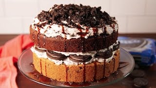 Slutty Brownie Cake | Delish