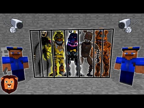 FIVE NIGHTS AT FREDDY'S 6 PRESOS (MINECRAFT PRISON ESCAPE) | MINECRAFT ESCAPA DE LA PRISION ROLEPLAY