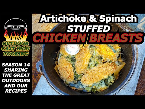 Artichoke & Spinach Stuffed Chicken Breasts