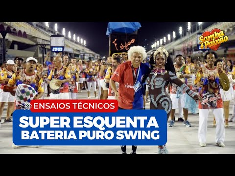 Acadêmicos de Vigário Geral 2022: Ensaio Técnico || Super Esquenta Bateria Puro Swing