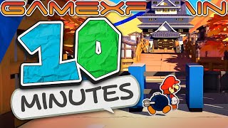 10 Minutes of Paper Mario: The Origami King Gameplay! (Dancing Trees, Ninja Theme Park, & Birdo!)