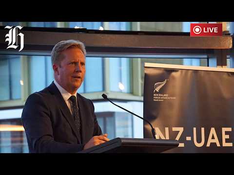 Thumbnail for NZ Herald Live: Todd McClay speaks after New Zealand/Switzerland bilateral meeting