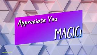 Appreciate you - Magic! - Lyrics