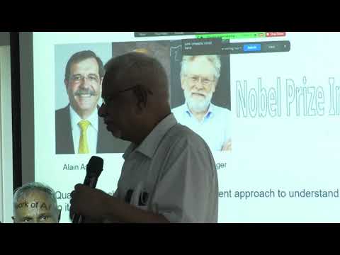 Science Forum - Nobel Prize In Physics 2022- (Date : 15/10/2022) - Anna Centenary Library